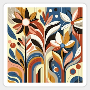 Modern Floral Pattern Sticker